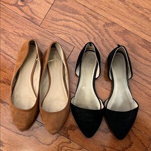 Old Navy Black and Brown Flats